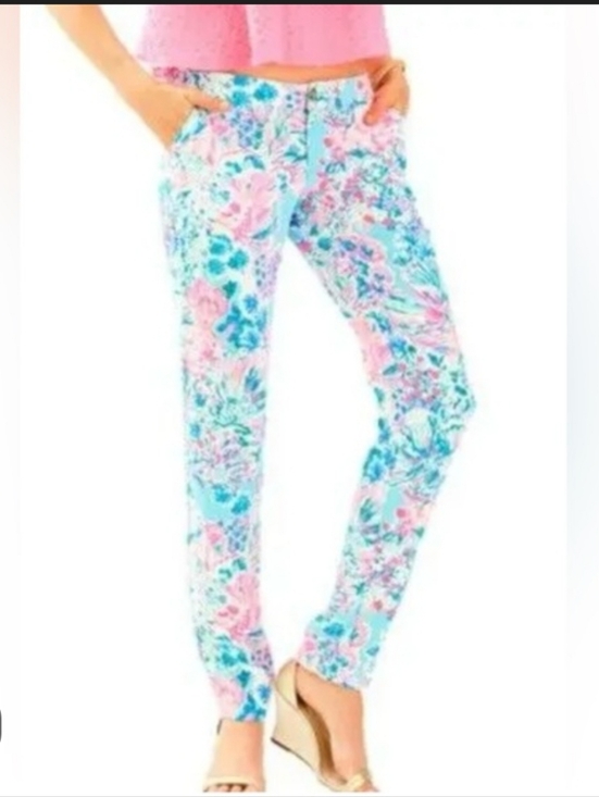 Lilly Pulitzer Pants - Lilly Pulitzer Tiki Gypsea Print Skinny Pants